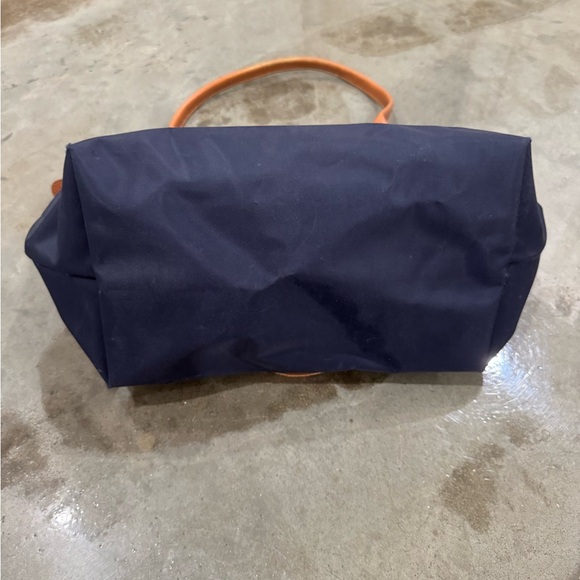 Navy and Brown Longchamp Bag - Picture 3 of 3